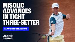 Highlights: Misolic soars on in Bastad 2025