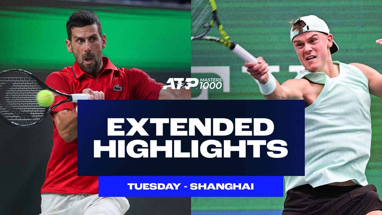 Extended Highlights: Djokovic, Rune, Bergs win thrillers in Shanghai 2025