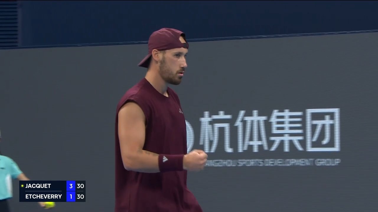Hot Shot: Jacquet's forehand barrage is too good for Etcheverry in Hangzhou