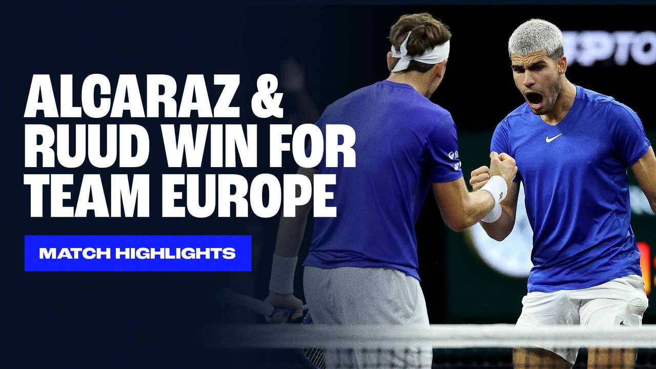Highlights: Alcaraz/Ruud deliver Team Europe win vs. Michelsen/Opelka at Laver Cup 2025