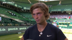 Rublev Delighted To Reach First Grass-Court Final At Halle 2021