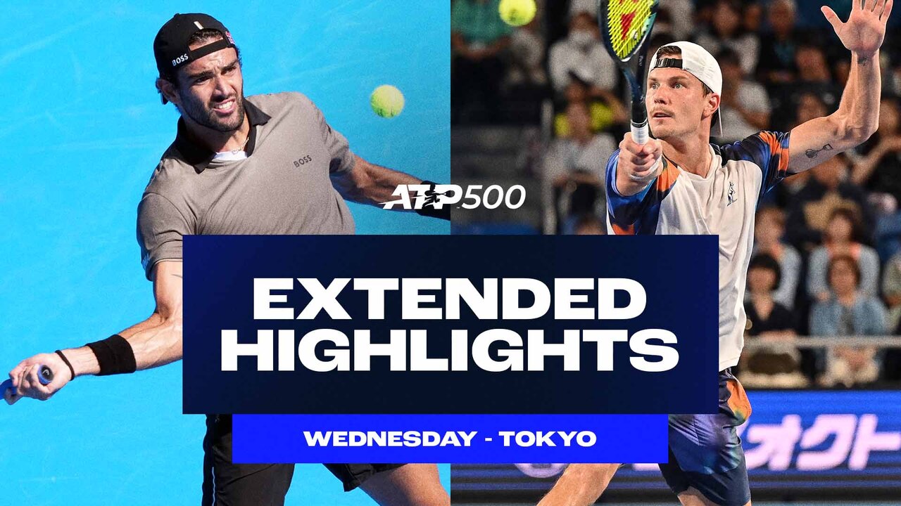 Extended Highlights: Berrettini advances; Fucsovics upsets Tiafoe in Tokyo 