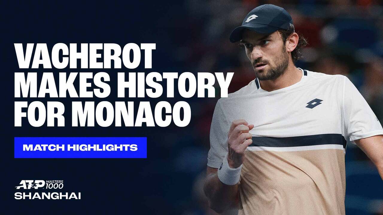Highlights: Vacherot upsets Griekspoor to reach first ATP Tour QF in Shanghai 2025