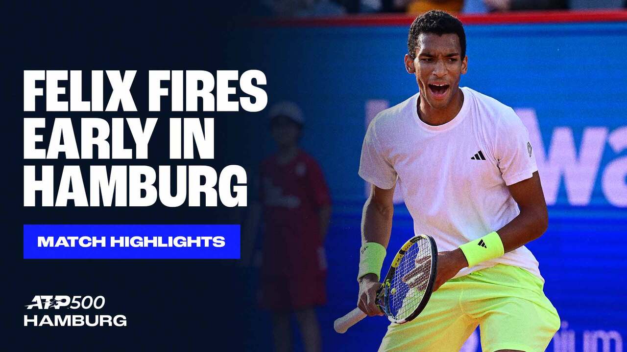 Highlights: Auger-Aliassime handles Altmaier in Hamburg 2025