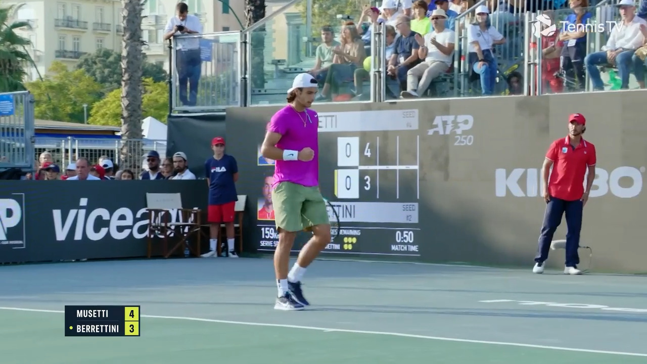 Lorenzo Musetti Downs Matteo Berrettini For Naples Title ATP Tour Tennis