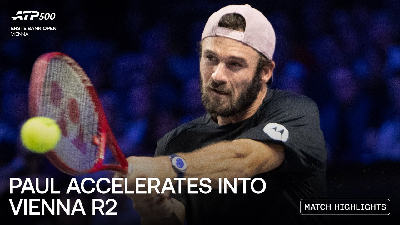 Highlights: Paul ousts Rublev in Vienna 2026 opener