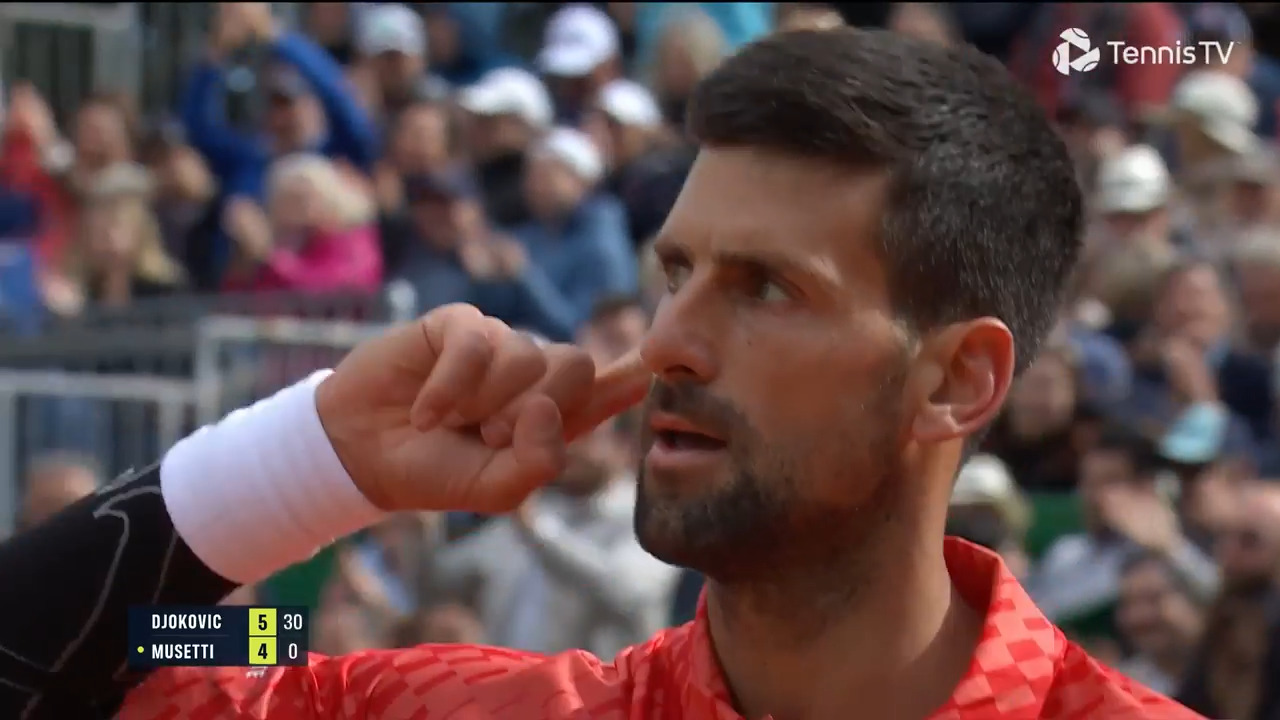 Hot Shot Djokovic Outlasts Musetti In Epic Monte-Carlo Point Video Search Results ATP Tour Tennis