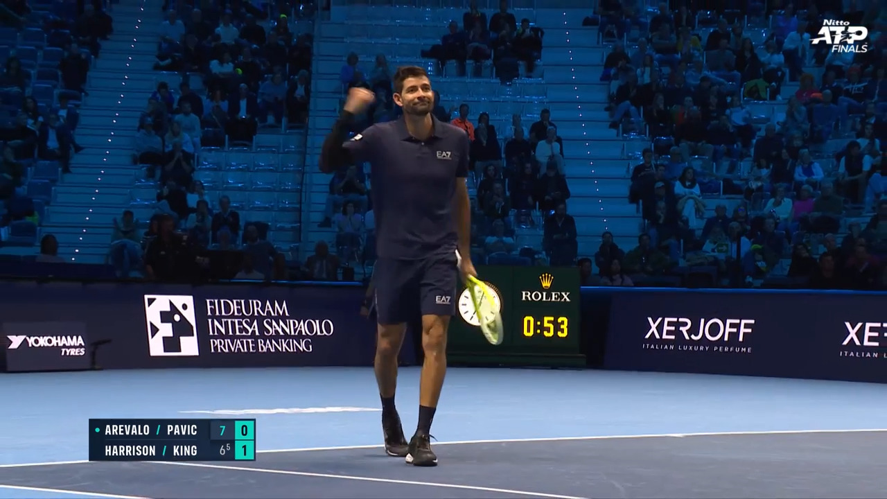 Hot Shot: Arevalo winds up a winner in style at Nitto ATP Finals 2025