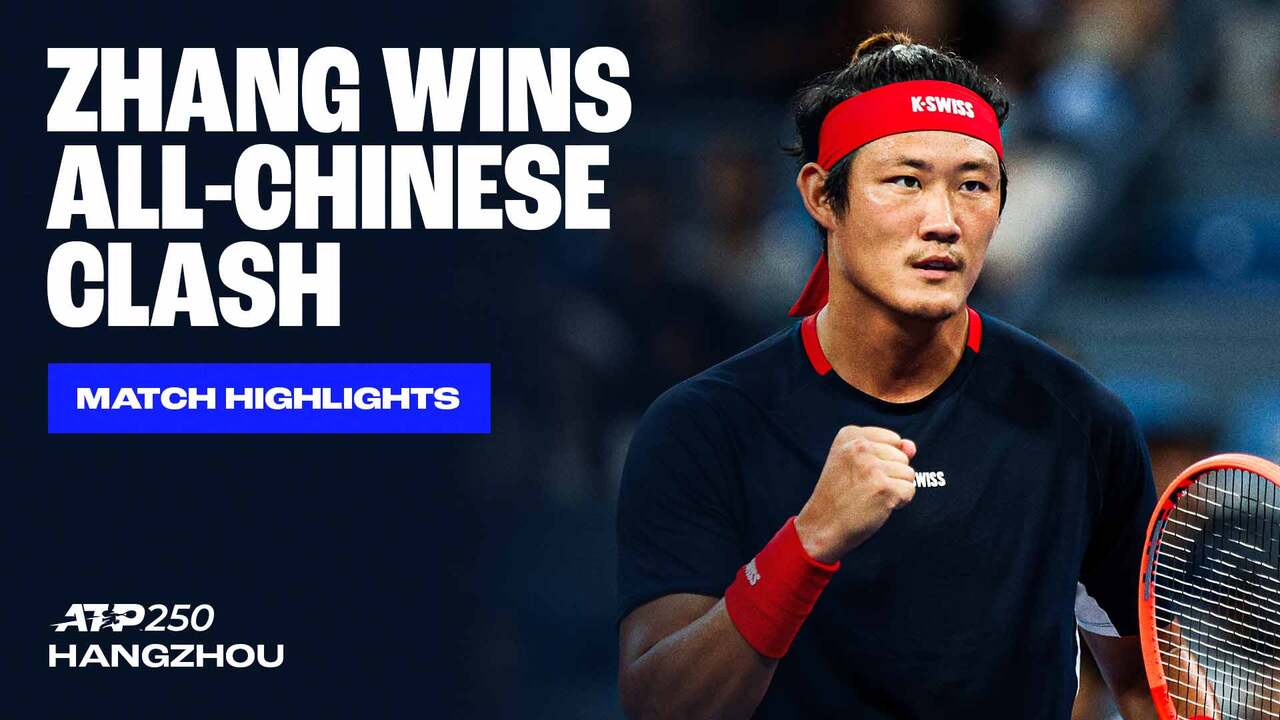 Highlights: Zhang wins deciding-set tie-break in Hangzhou 2025