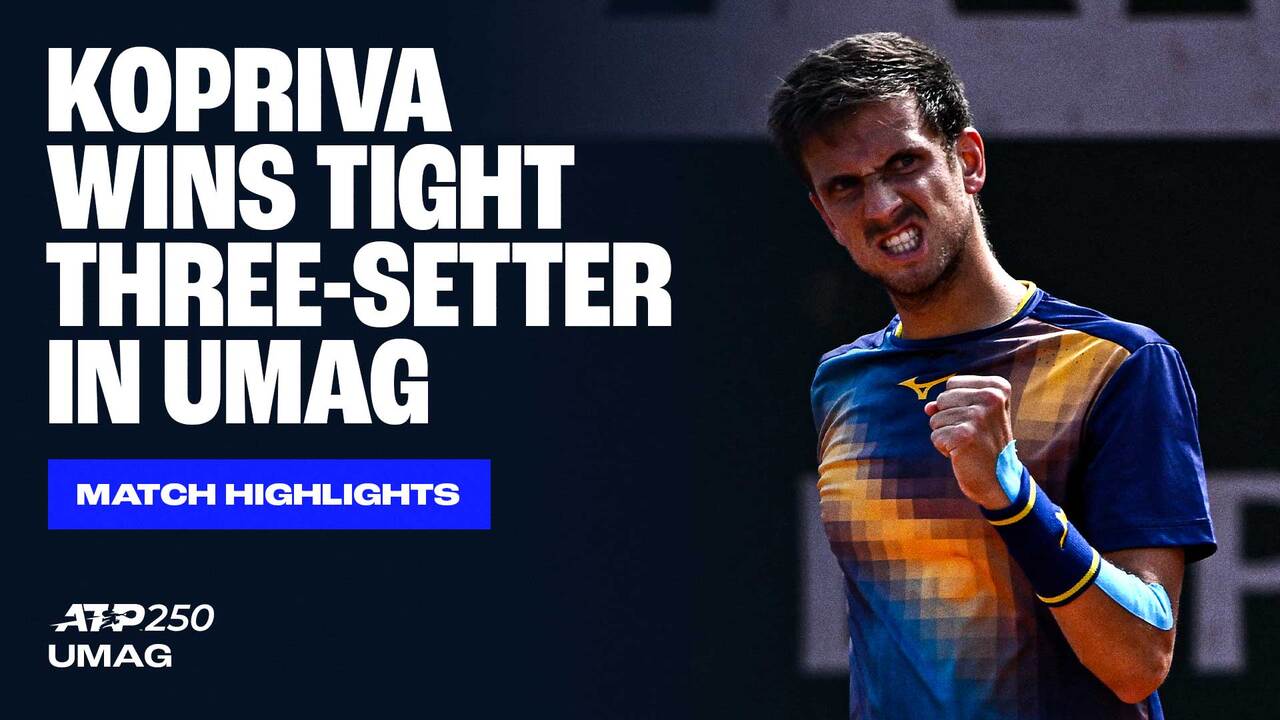 Highlights: Kopriva earns opening win in Umag 2025