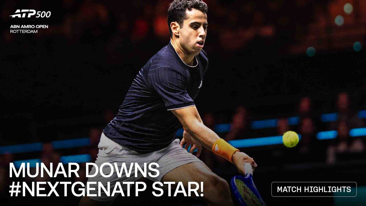 Highlights: Munar powers past #NextGenATP Budkov Kjaer in Rotterdam