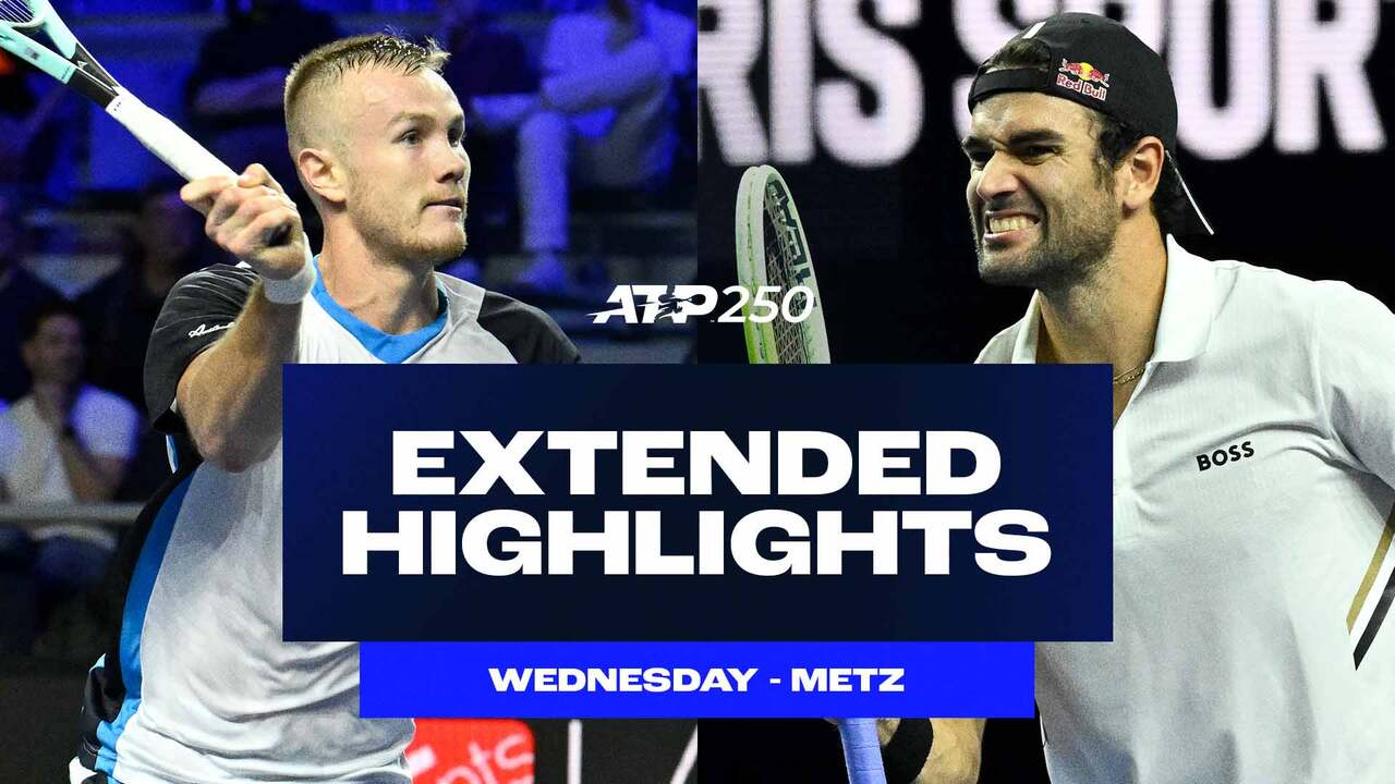 Extended Highlights: Sachko shocks Bublik, Berrettini reaches Metz 2025 QFs