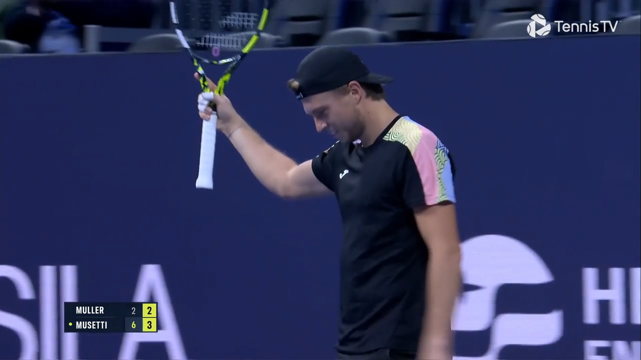 Hot Shot: Muller's tweener outdoes Musetti's own magic in Athens 2025