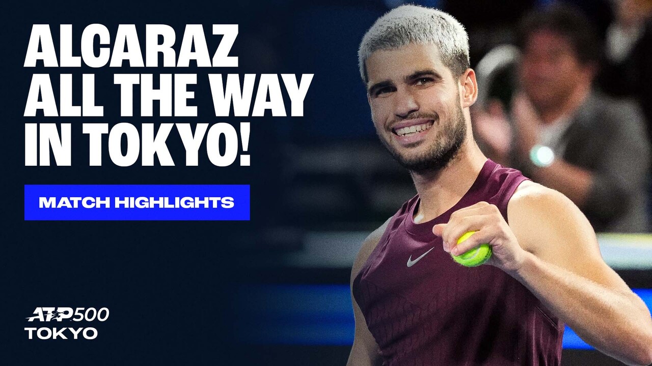Highlights: Alcaraz vence a Fritz y es campeón de Tokio