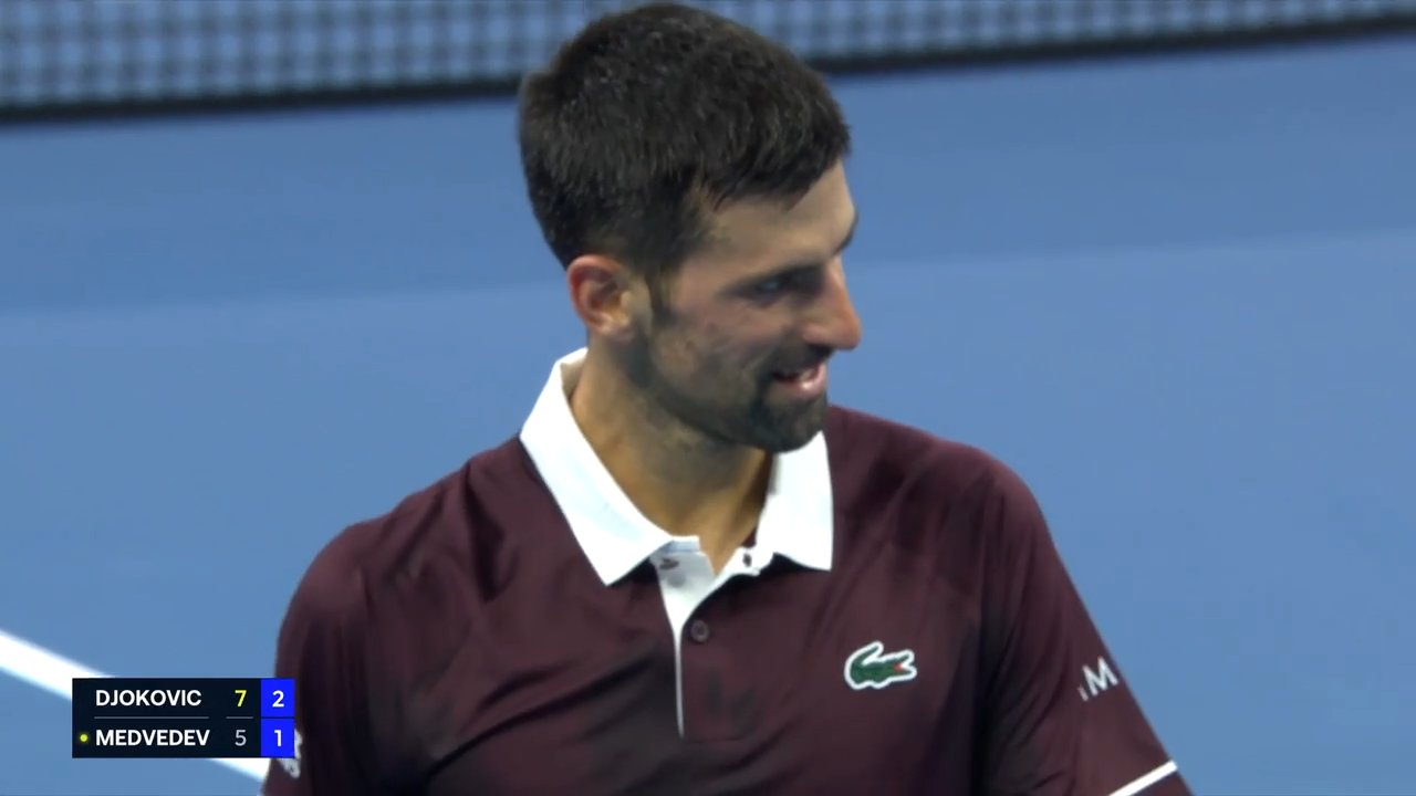 Hot Shot: Djokovic toys with Medvedev, who attempts Beijing 2026 tweener