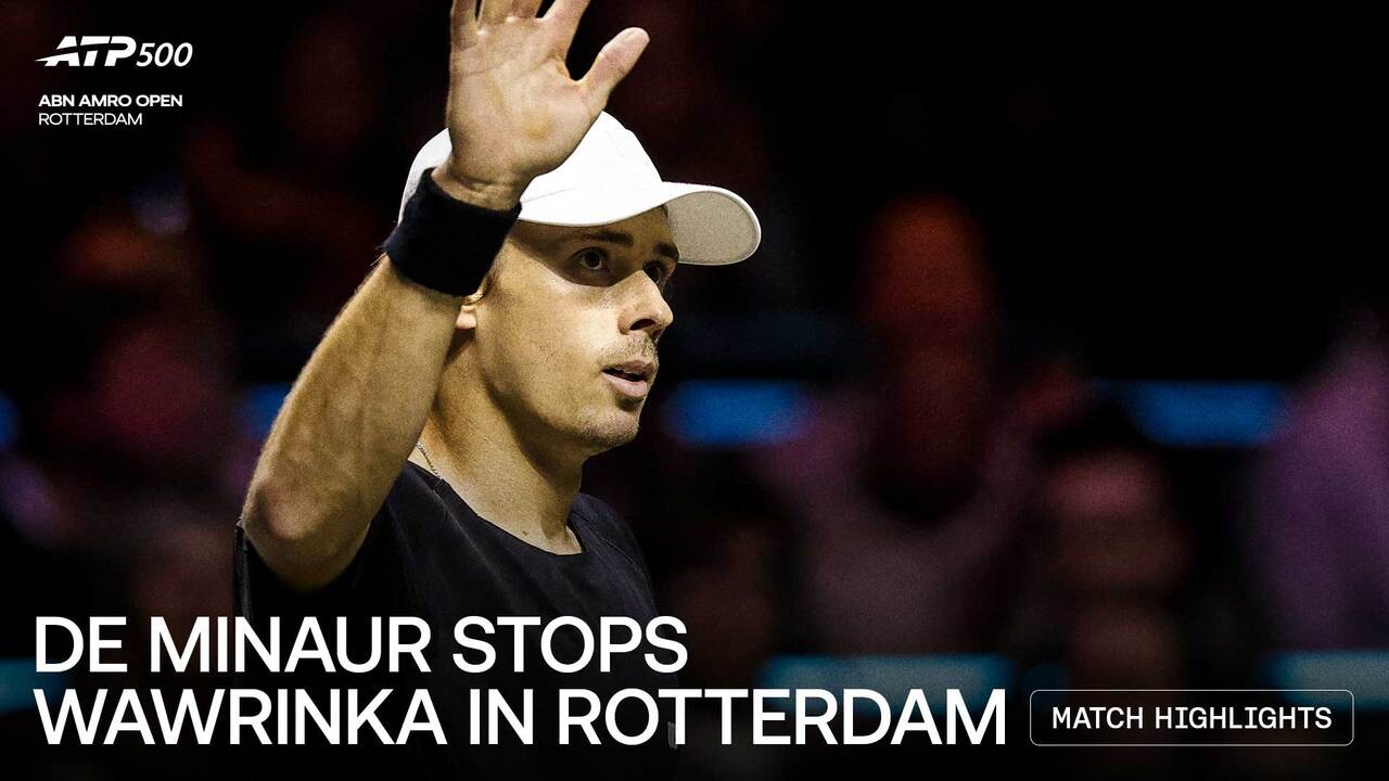 Highlights: De Minaur stops Wawrinka in Rotterdam 2026