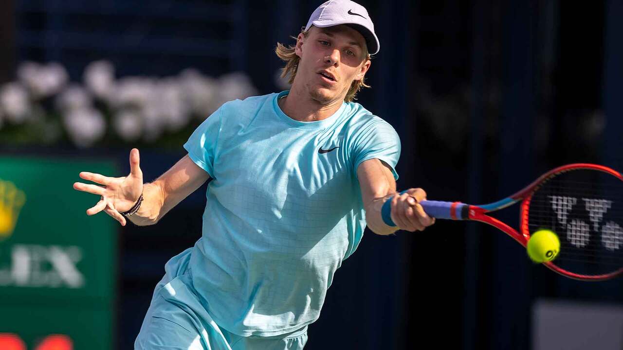 Denis Shapovalov Drops Six Points On Serve Reaches Dubai Semi Finals 2021 Dubai Duty Free Tennis Championships Match Report Atp Tour Tennis