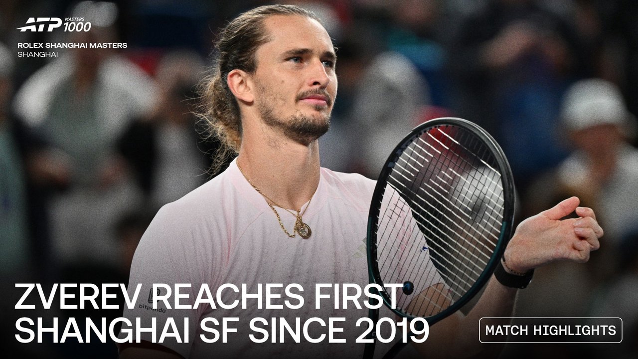 Highlights: Zoned-in Zverev too good for De Minaur in Shanghai QF clash