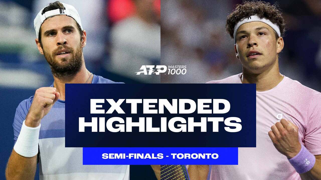 Extended Highlights: Khachanov stuns Zverev, Shelton upsets Fritz in Toronto SFs