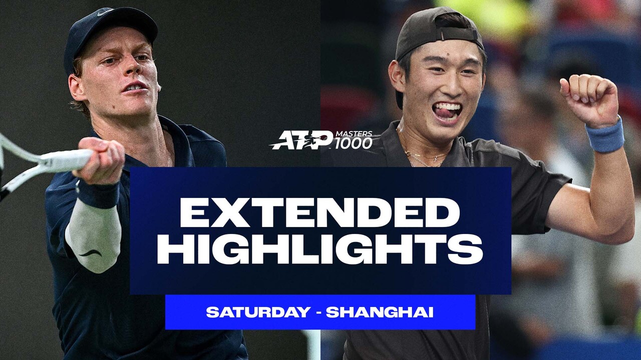 Extended Highlights: Sinner, Zverev advance, Shang upsets Khachanov