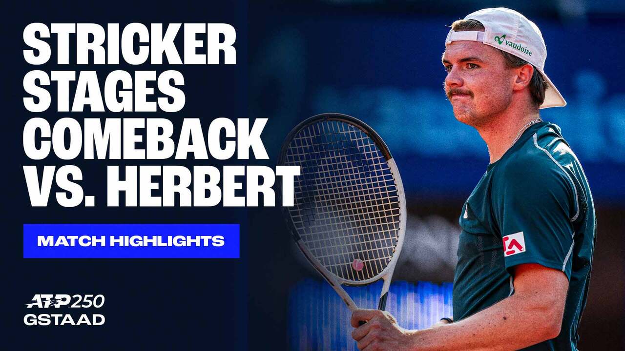 Highlights: Home favourite Sticker makes strong start in Gstaad 2025