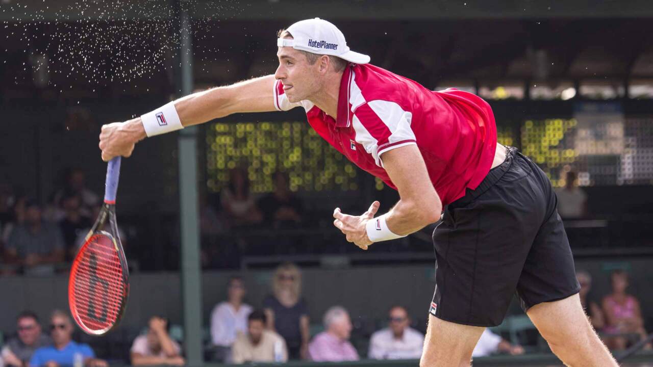 Highlights Isner Rallies To Newport SFs Video Search Results ATP Tour Tennis