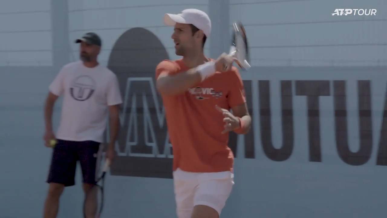 Watch Djokovic and Alcaraz Practise In Madrid Video Search Results ATP Tour Tennis