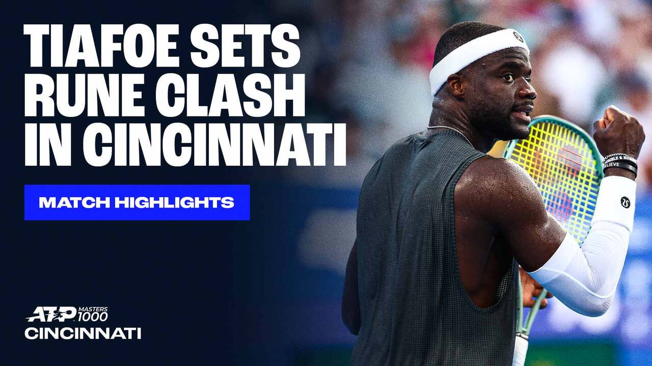 Highlights: Tiafoe rolls past Humbert in Cincinnati R3