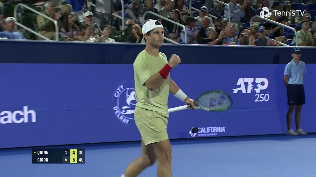 Highlights: Giron reaches Delray Beach QFs