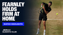 Highlights: Fearnley sinks Moutet to reach first ATP Tour QF at Queen's Club