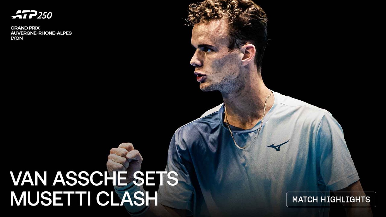 Highlights: Van Assche upsets Vacherot, reaches Lyon 2026 QFs