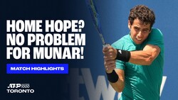 Highlights: Munar beats Canadian qualifier Martin in Toronto, earns PB 19 wins in 2025