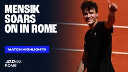 Highlights: Mensik secures third-round win in Rome