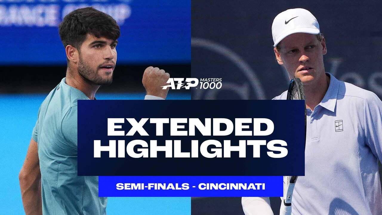 Extended Highlights: Alcaraz, Sinner set final clash in Cincinnati