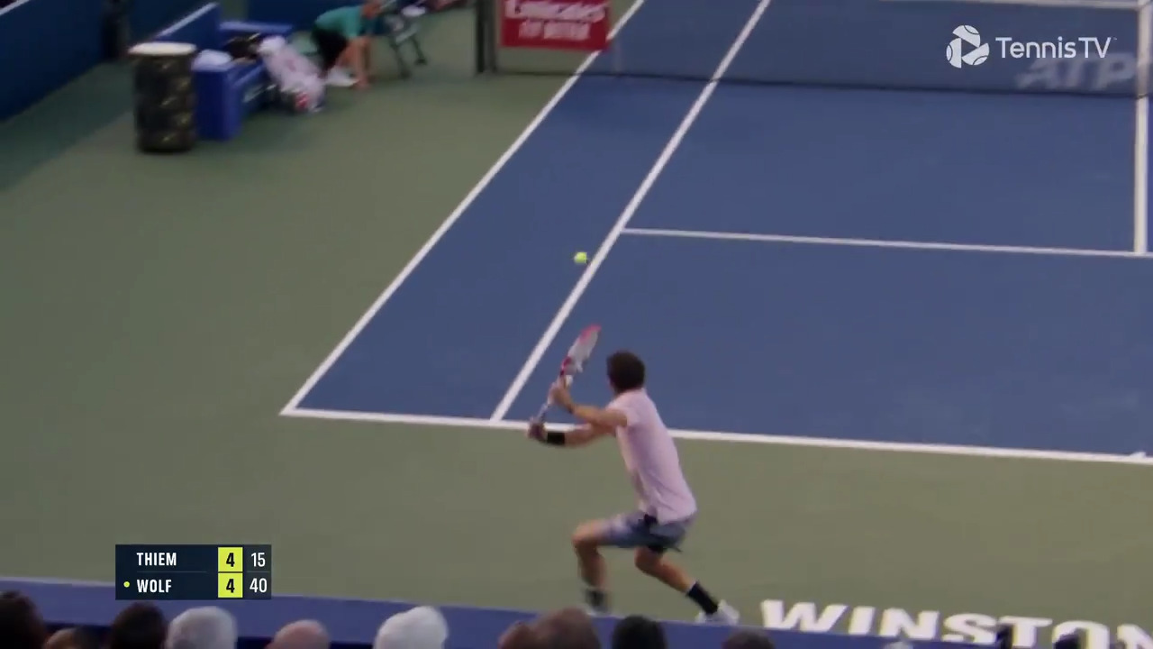 Hot Shot An Extraordinary Shot From Thiem In Winston-Salem Video Search Results ATP Tour Tennis