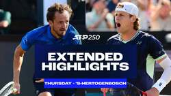 Extended Highlights: Medvedev, Bergs, Humbert reach 's-Hertogenbosch 2025 QFs