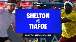 Highlights: Shelton sabotea la ilusión de Tiafoe en Washington