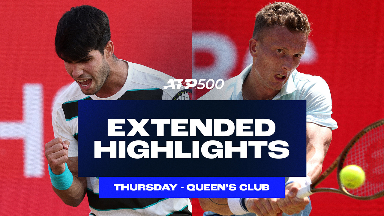 Extended Highlights: Alcaraz, Lehecka, Fearnley reach Queen's Club QFs