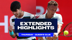 Highlights extendidas: Alcaraz, Lehecka y Fearnley pasan a cuartos en Queen's Club