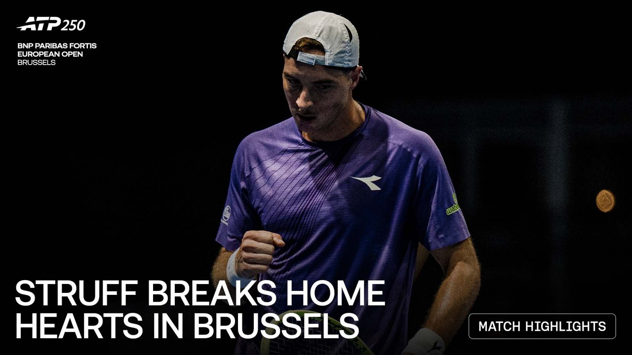 Highlights: Struff stuns home hope Bergs in Brussels 2026 QFs