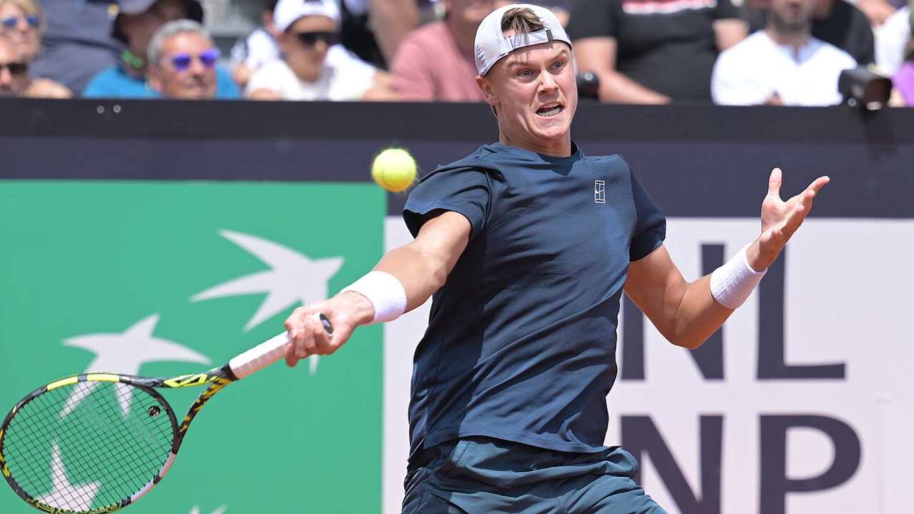 Watch Holger Rune hammer a forehand in Rome. Watch live & on-demand at tennistv.com.