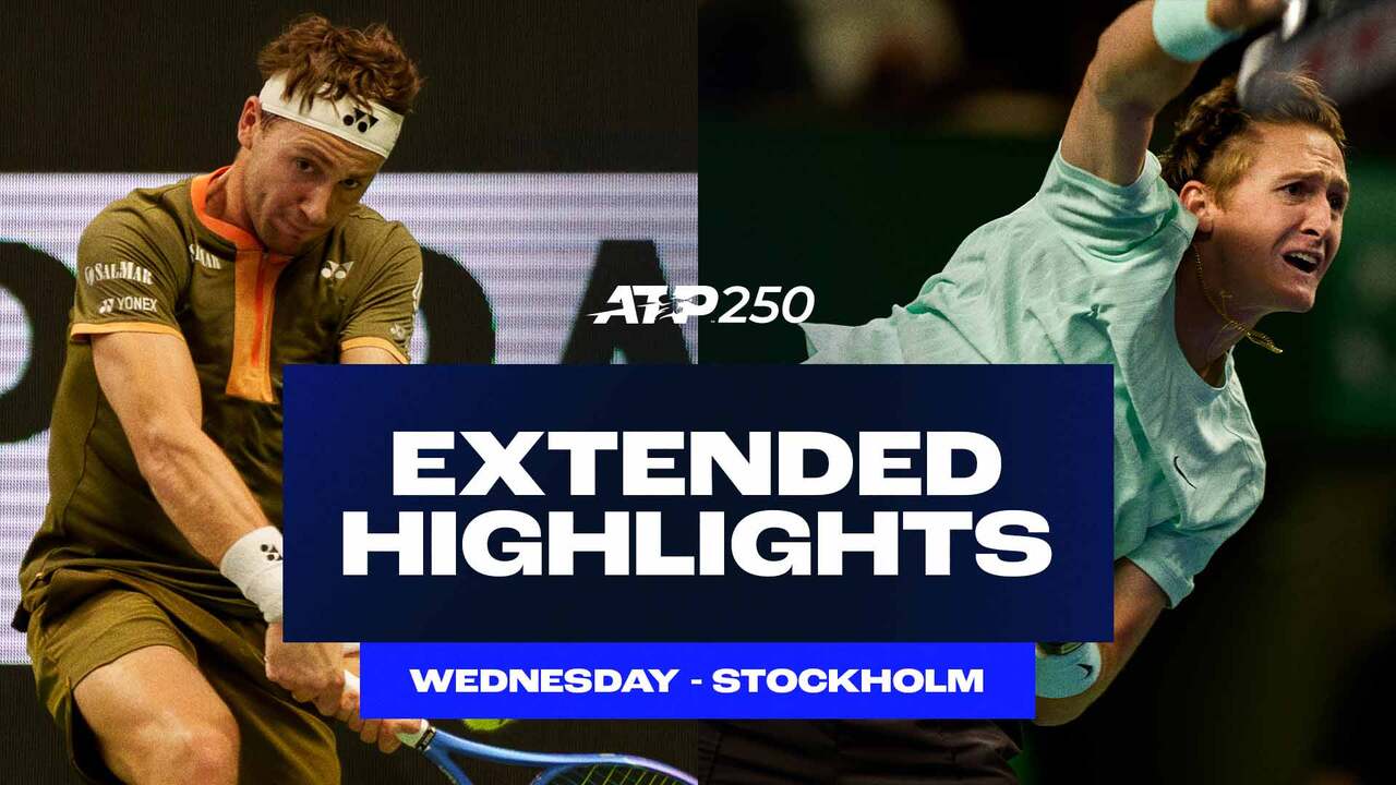 Extended Highlights: Ruud, Korda, Shapovalov book QF spots in Stockholm