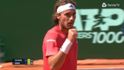 Hot Shot: Tsitsipas' lightning-quick reflexes