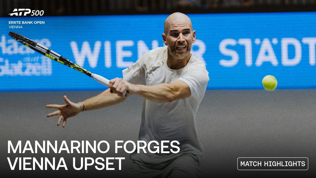Highlights: Qualifier Mannarino stuns Mensik for Vienna 2026 QF spot