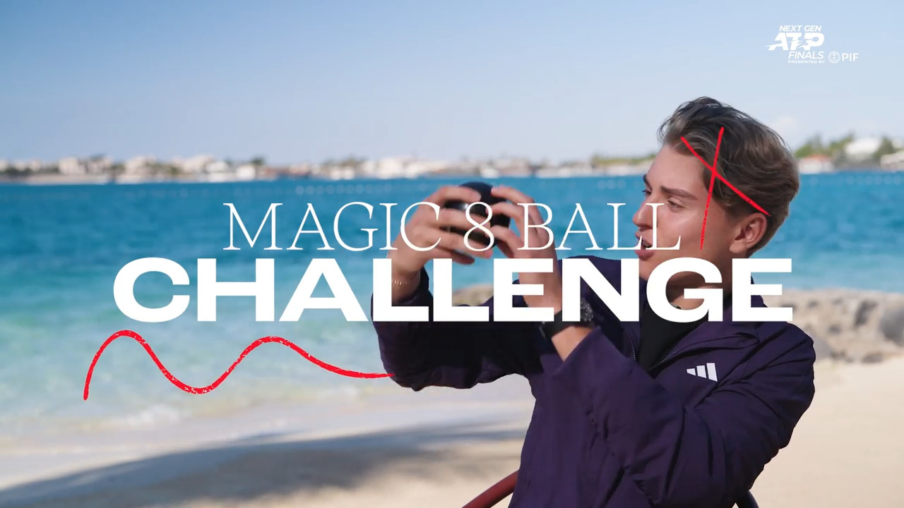 Will they win the title... or find true love? Next Gen players ask the Magic 8 Ball