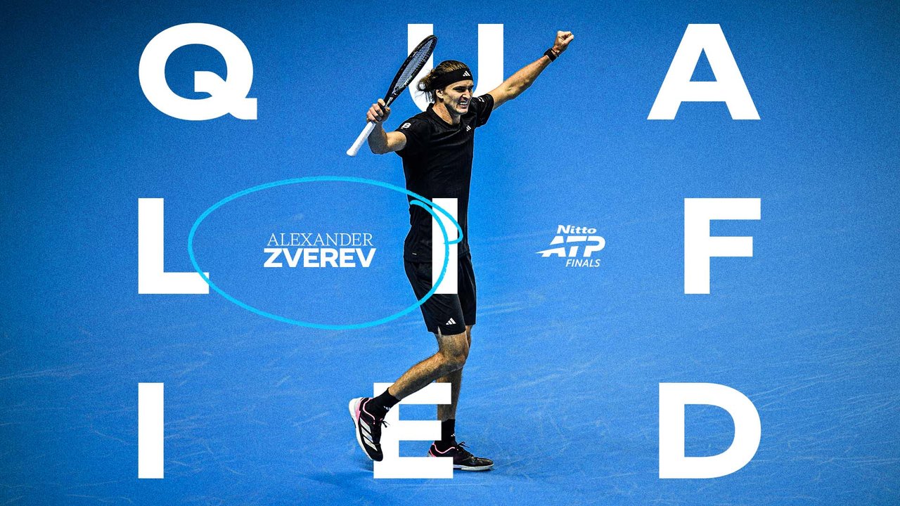 Alexander Zverev qualifies for the Nitto ATP Finals
