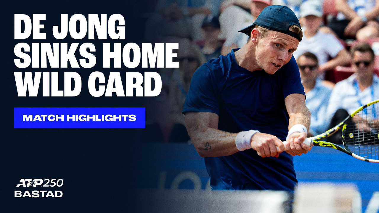 Highlights: De Jong makes confident start in Bastad