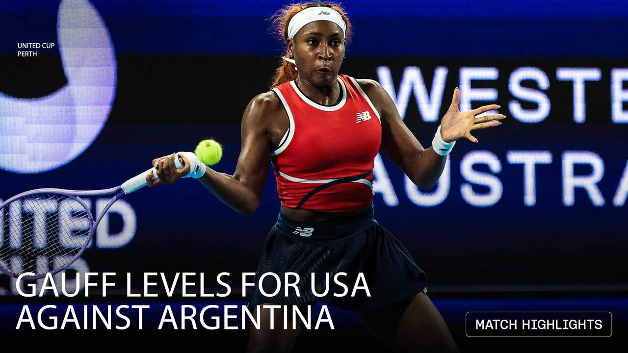 Highlights: Gauff dismissed Sierra to bring USA level United Cup 2026