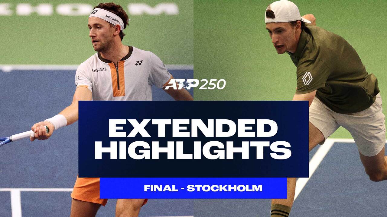 Extended Highlights: Ruud roars past Humbert for Stockholm 2025 crown