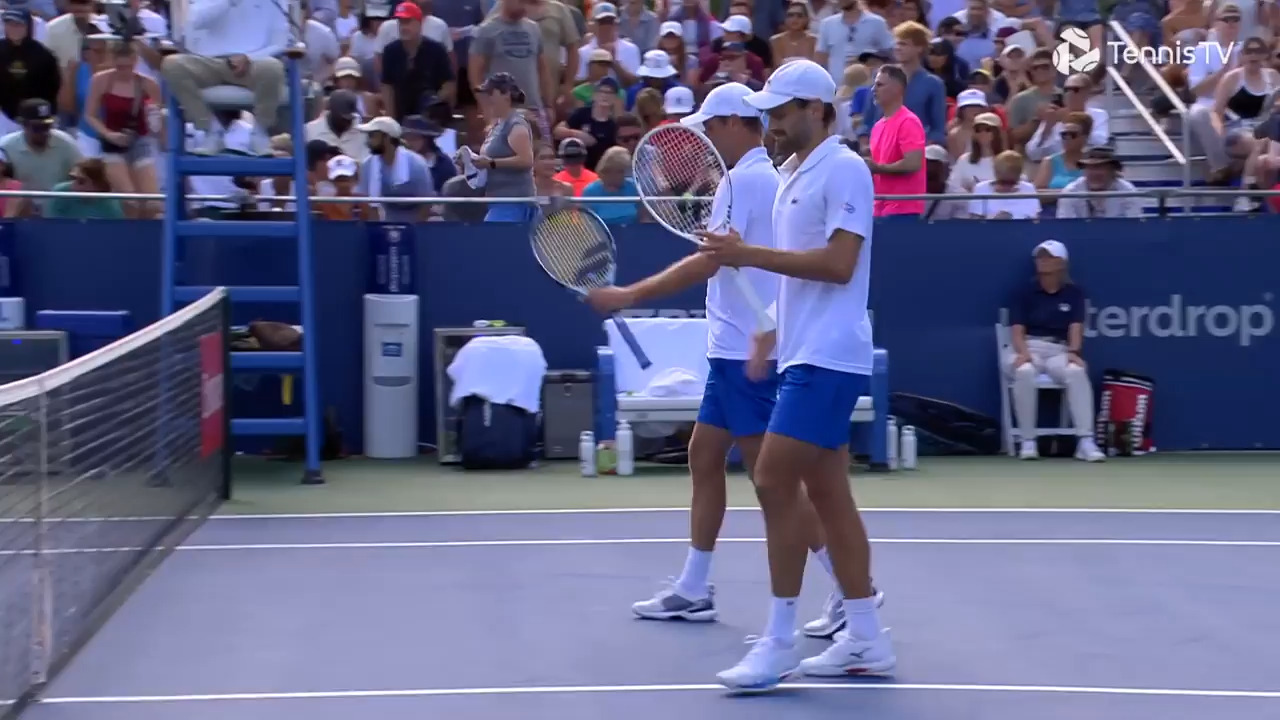 Watch Hugo Nys and Edouard Roger-Vasselin defeat Nick Kyrgios and Gael Monfils in the doubles opener in Washington on Monday. Watch live & on-demand at tennistv.com.